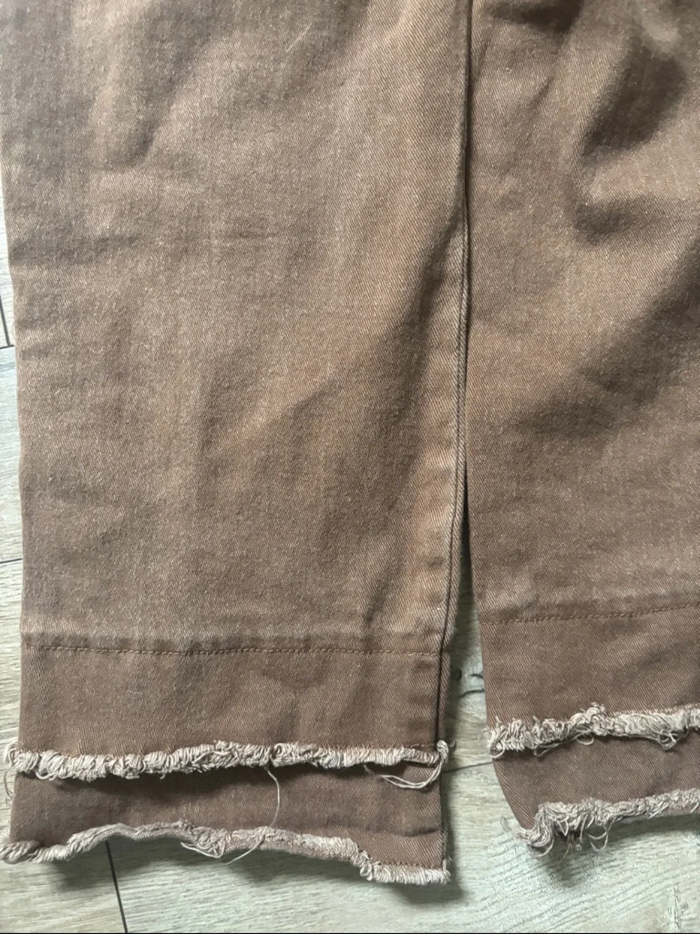 Democracy Straight Leg Jeans in Rich Chocolate Brown Ab Technology Solution